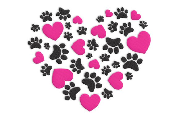 Dog Paw Prints with Heart: A Designer’s Review