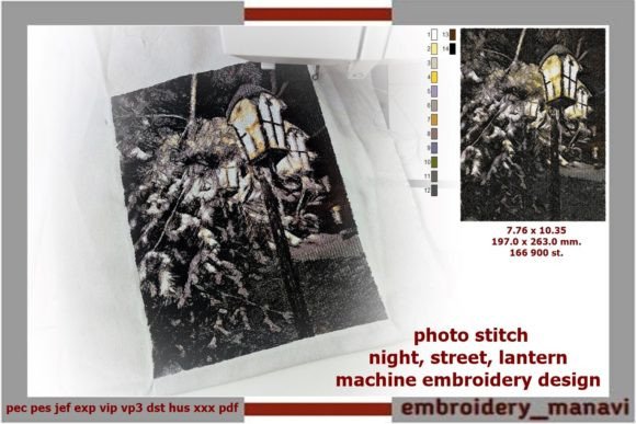 Photo Stitch Night, Street, Lantern: A Designer’s Holiday Review