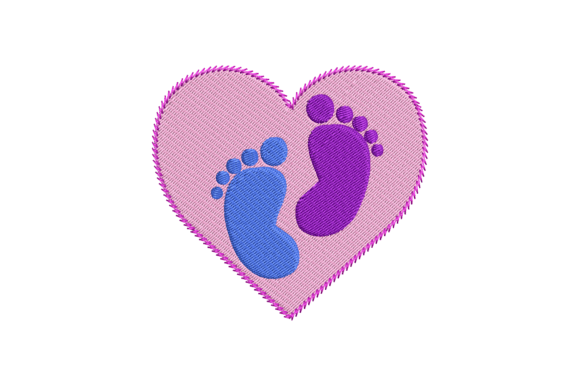 Review: Baby Foot Print with Heart for Branding