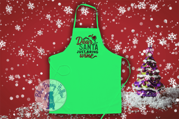 Review: Dear Santa Just Bring Wine Embroidery