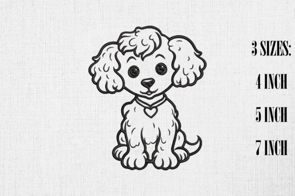 Review: Valentine Cute Poodle Dog Heart Design