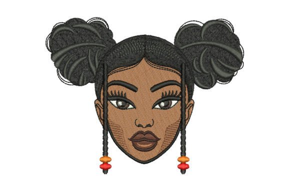 Reviewing The Face of an African Girl Embroidery Design