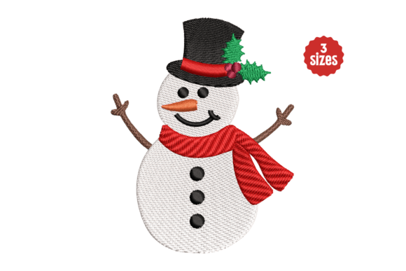 Reviewing the Traditional Christmas Snowman with Hat Design